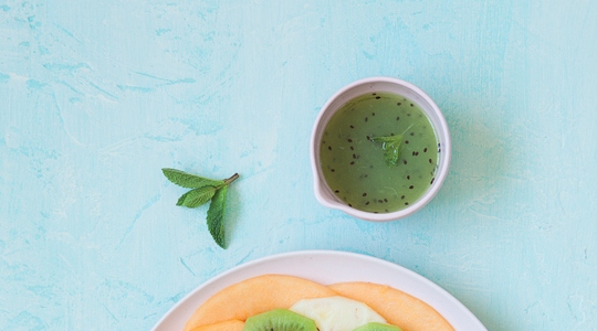 Salsa di kiwi e menta 