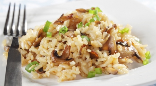 Risotto di funghi e grana