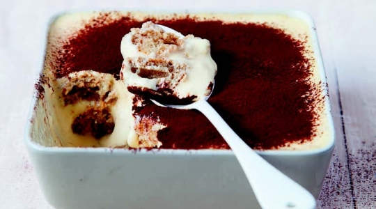 Tiramisu con crema al vov 