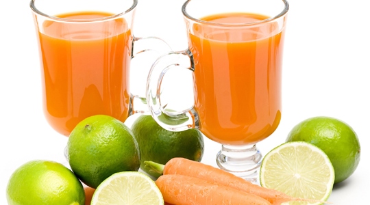 Cetriolo, carota e lime