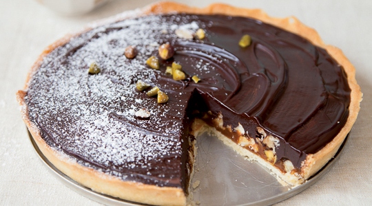 Torta pazza cioccolato e caramello