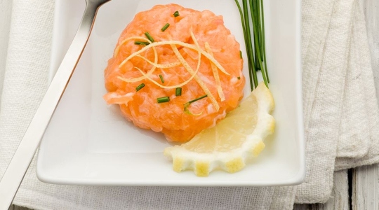 ricetta magimix tartara di salmone e di coda di rospo