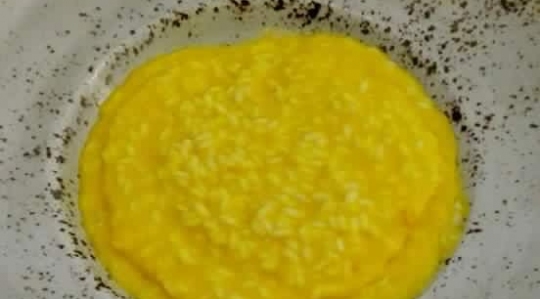 Risotto zucca mantecato con gorgonzola